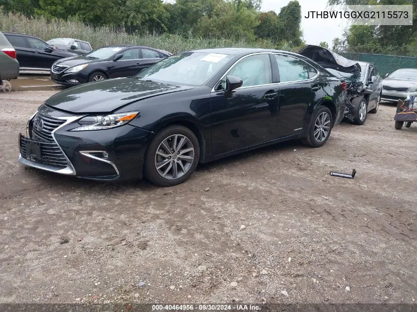 2016 Lexus Es 300H VIN: JTHBW1GGXG2115573 Lot: 40464956