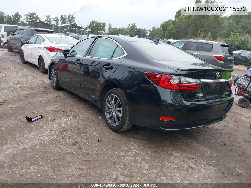 JTHBW1GGXG2115573 2016 Lexus Es 300H