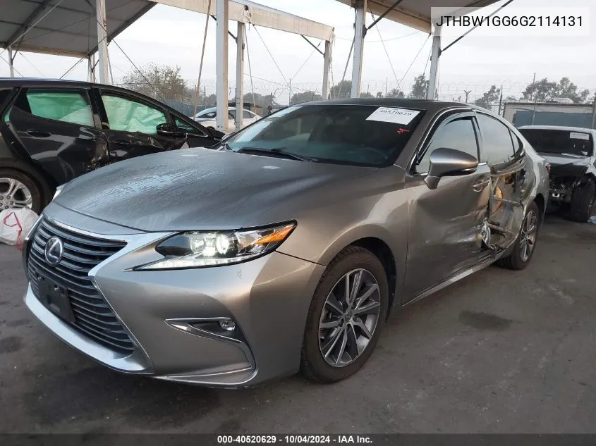 2016 Lexus Es 300H VIN: JTHBW1GG6G2114131 Lot: 40520629