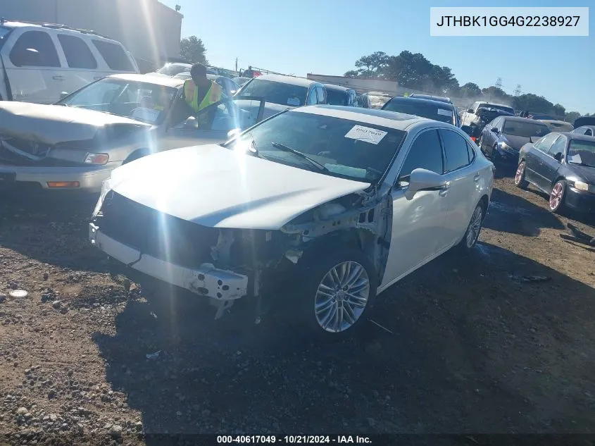 2016 Lexus Es 350 VIN: JTHBK1GG4G2238927 Lot: 40617049