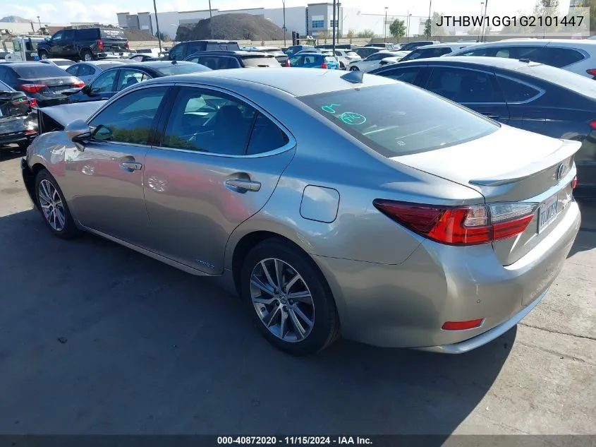 2016 Lexus Es 300H VIN: JTHBW1GG1G2101447 Lot: 40872020