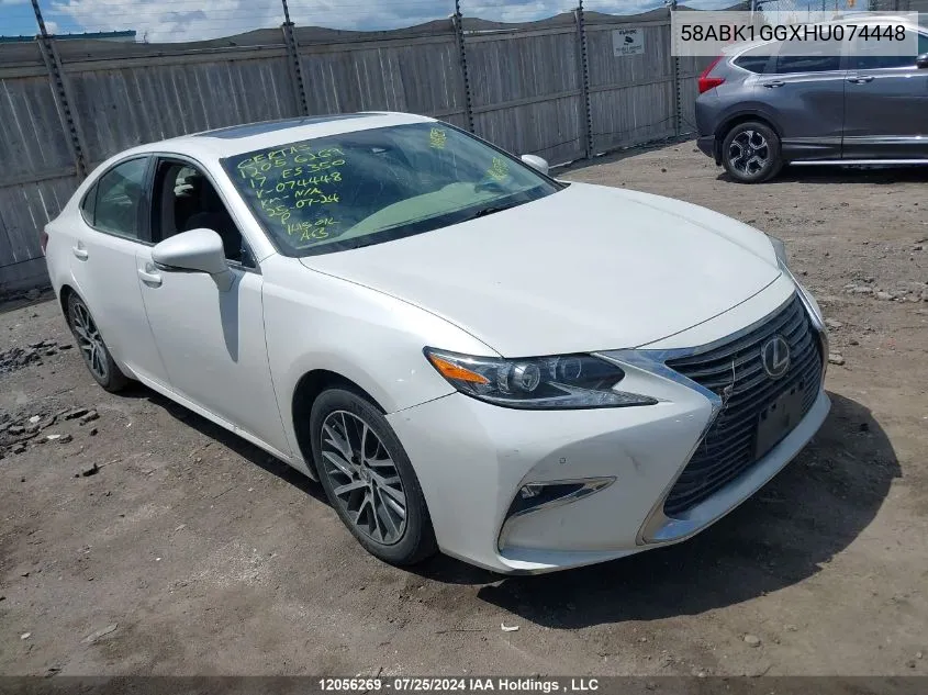 2017 Lexus Es 350 350 VIN: 58ABK1GGXHU074448 Lot: 12056269