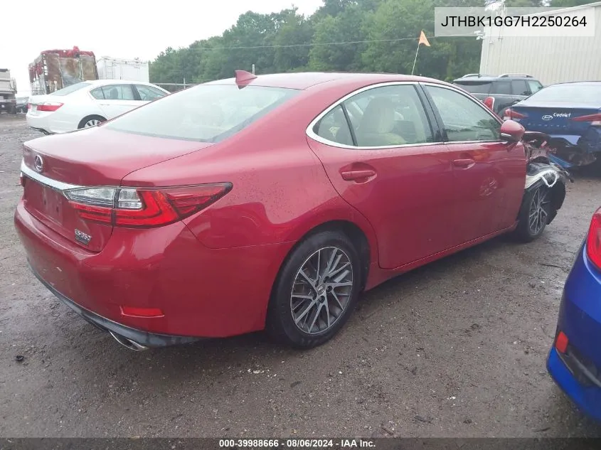 JTHBK1GG7H2250264 2017 Lexus Es 350