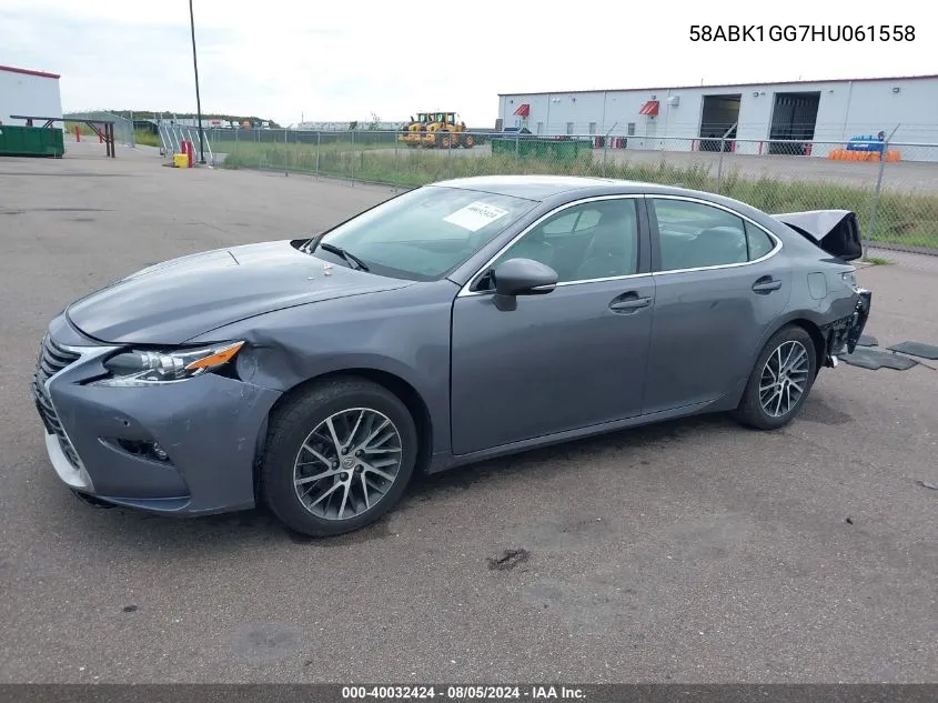 58ABK1GG7HU061558 2017 Lexus Es 350