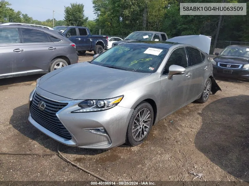 2017 Lexus Es 350 VIN: 58ABK1GG4HU063509 Lot: 40196514