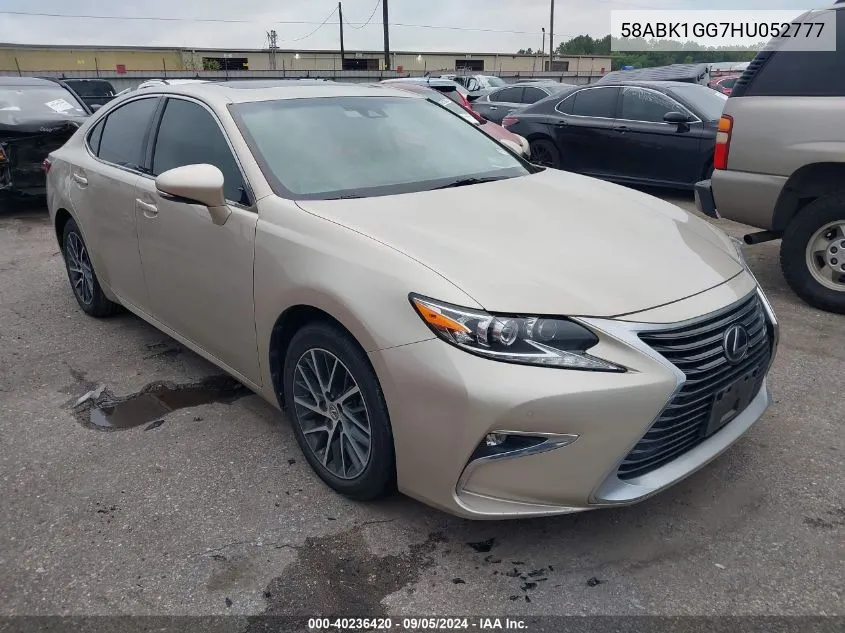 58ABK1GG7HU052777 2017 Lexus Es 350 350