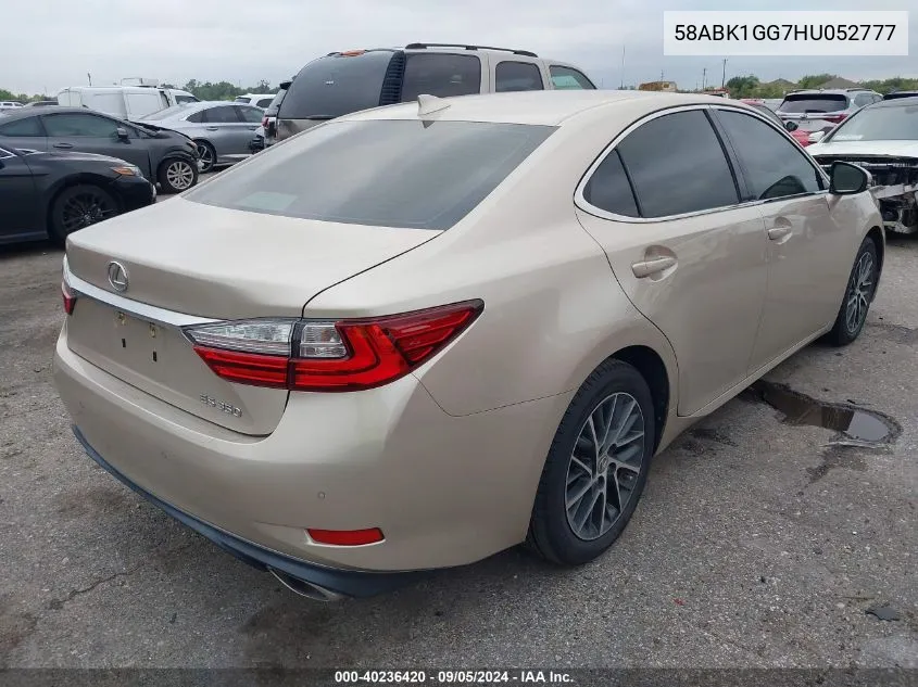 58ABK1GG7HU052777 2017 Lexus Es 350 350