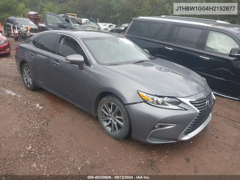 2017 Lexus Es 300H VIN: JTHBW1GG4H2152877 Lot: 40328606