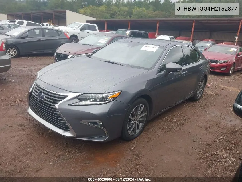 2017 Lexus Es 300H VIN: JTHBW1GG4H2152877 Lot: 40328606