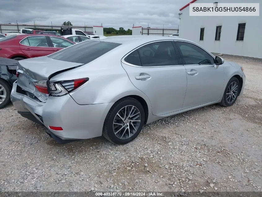 2017 Lexus Es 350 VIN: 58ABK1GG5HU054866 Lot: 40338770