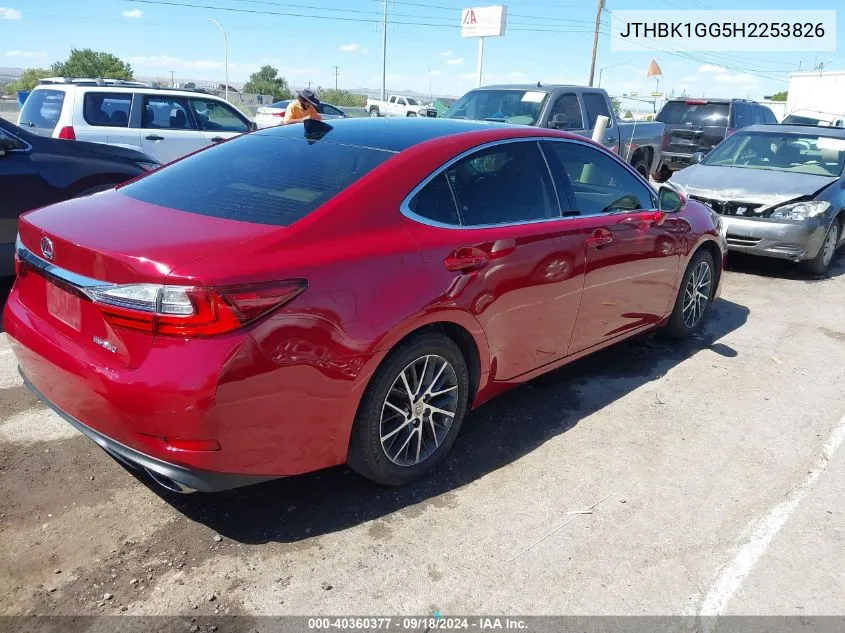 JTHBK1GG5H2253826 2017 Lexus Es 350