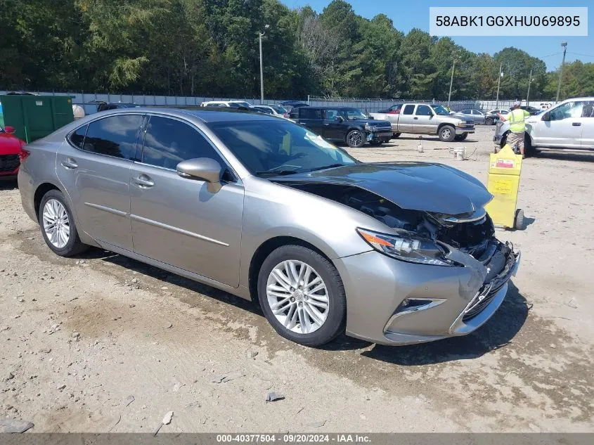 2017 Lexus Es 350 VIN: 58ABK1GGXHU069895 Lot: 40377504