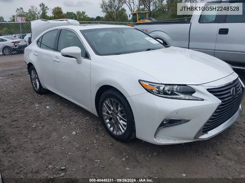 2017 Lexus Es 350 350 VIN: JTHBK1GG5H2248528 Lot: 40445231