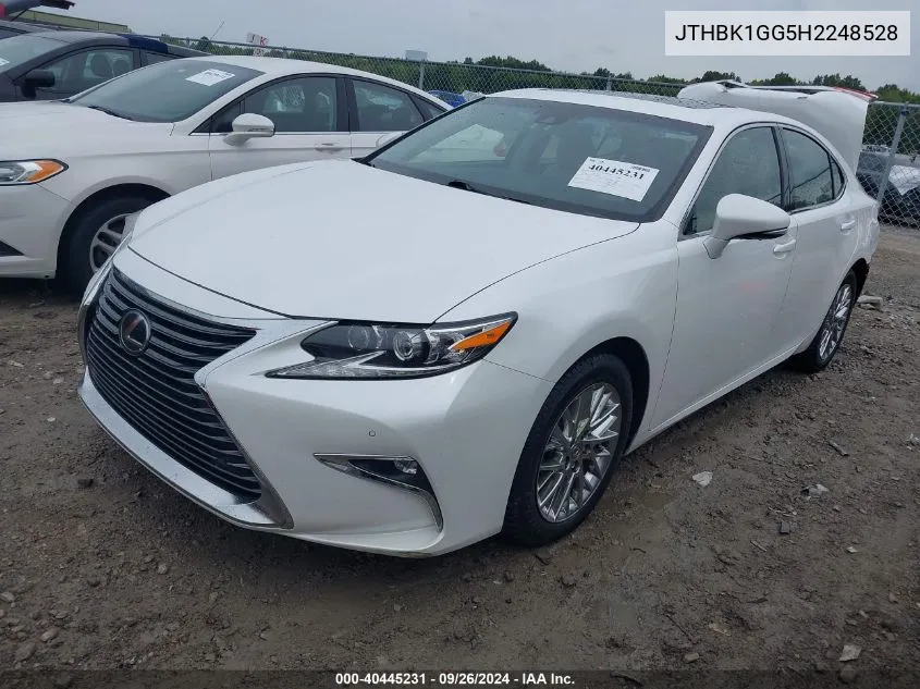 2017 Lexus Es 350 350 VIN: JTHBK1GG5H2248528 Lot: 40445231