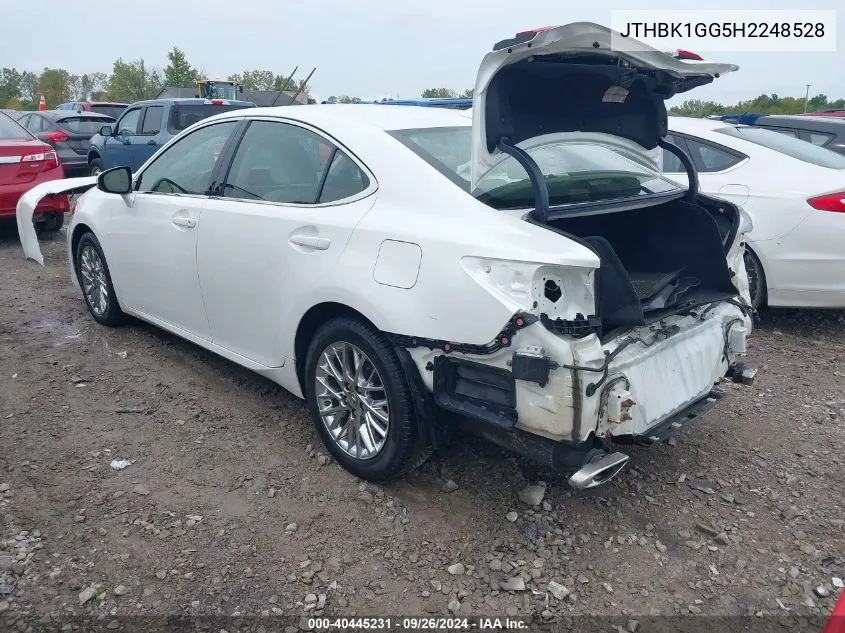 2017 Lexus Es 350 350 VIN: JTHBK1GG5H2248528 Lot: 40445231