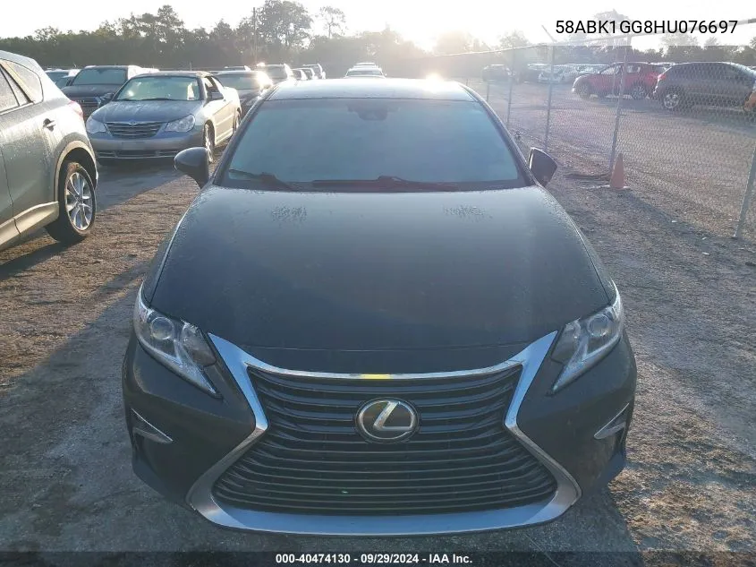 2017 Lexus Es 350 VIN: 58ABK1GG8HU076697 Lot: 40474130