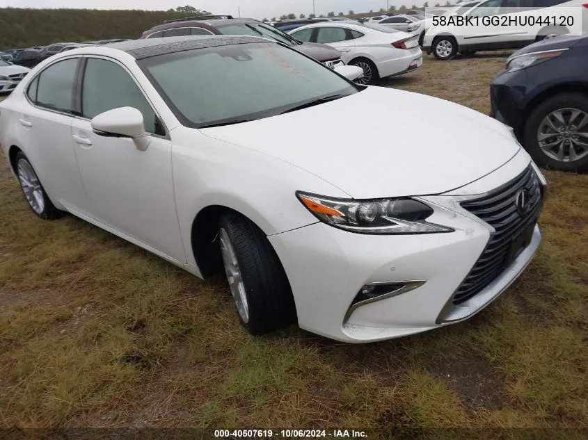 2017 Lexus Es 350 VIN: 58ABK1GG2HU044120 Lot: 40507619