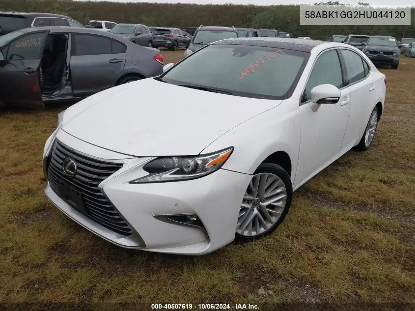 2017 Lexus Es 350 VIN: 58ABK1GG2HU044120 Lot: 40507619