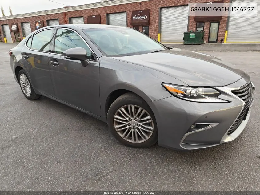 2017 Lexus Es 350 VIN: 58ABK1GG6HU046727 Lot: 40593476