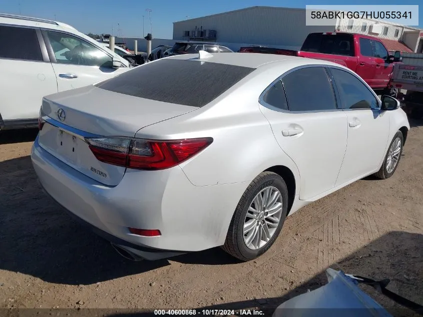 2017 Lexus Es 350 VIN: 58ABK1GG7HU055341 Lot: 40600868