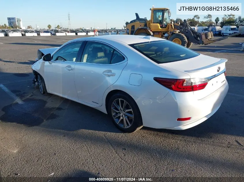 2017 Lexus Es 300H VIN: JTHBW1GG8H2135466 Lot: 40809925