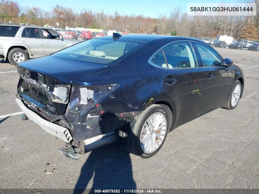 2017 Lexus Es 350 VIN: 58ABK1GG3HU061444 Lot: 40879352