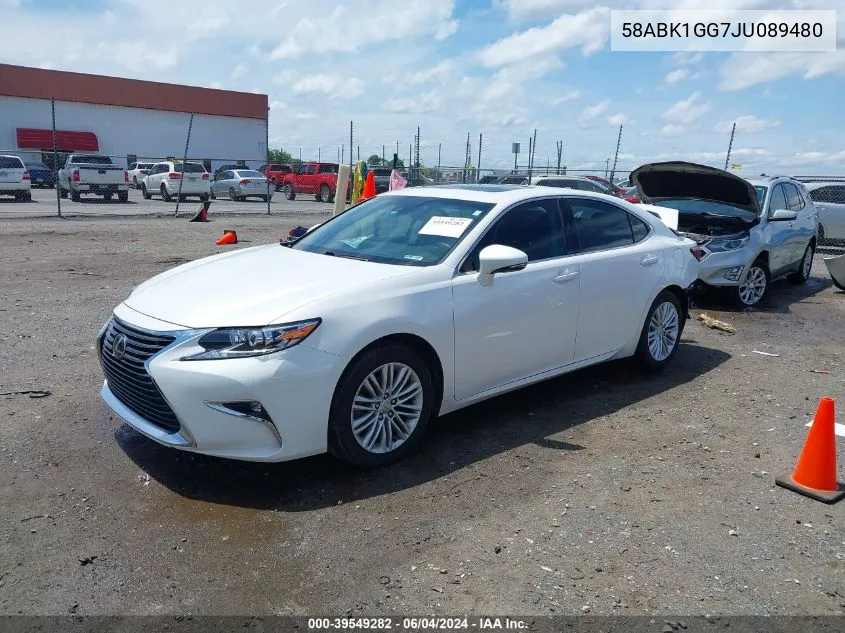 58ABK1GG7JU089480 2018 Lexus Es 350