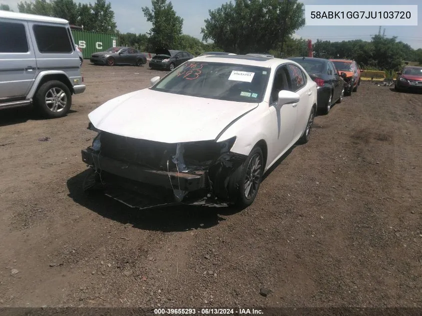 2018 Lexus Es 350 VIN: 58ABK1GG7JU103720 Lot: 39655293