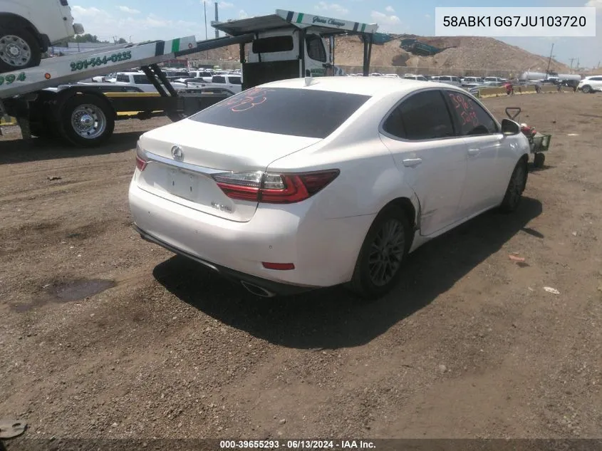 58ABK1GG7JU103720 2018 Lexus Es 350