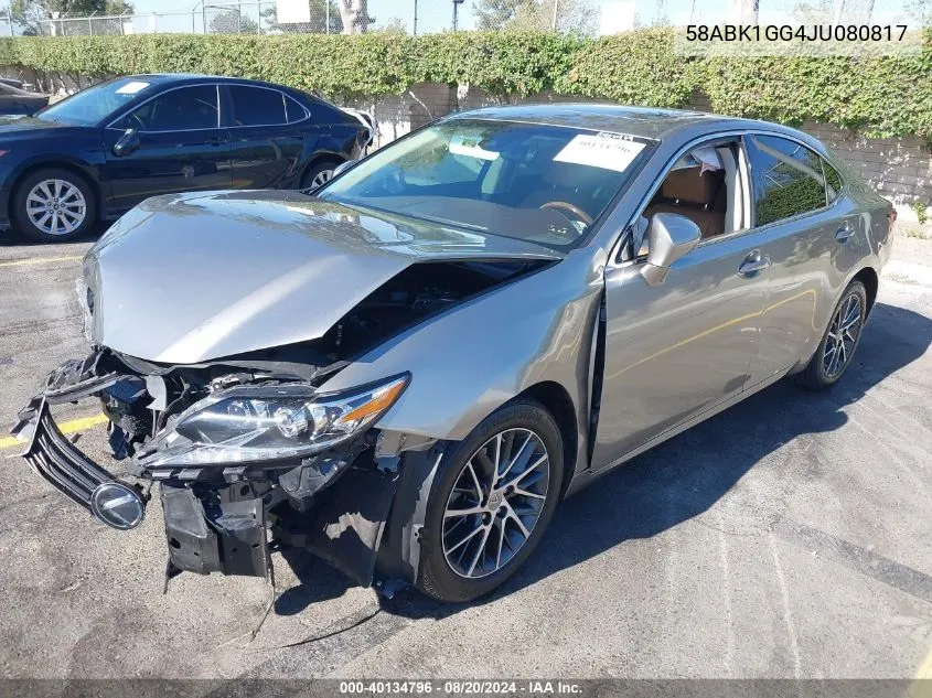 2018 Lexus Es 350 VIN: 58ABK1GG4JU080817 Lot: 40134796