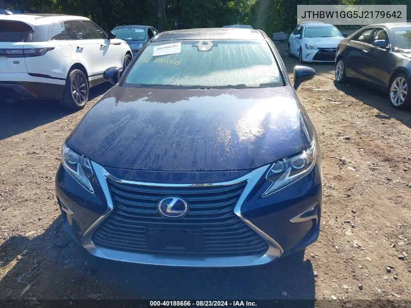 JTHBW1GG5J2179642 2018 Lexus Es 300H