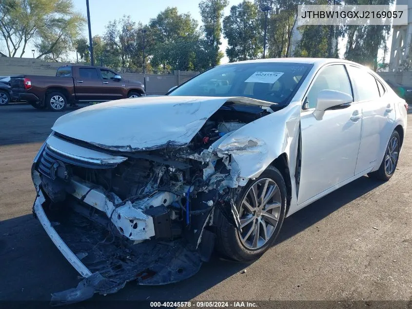 2018 Lexus Es 300H VIN: JTHBW1GGXJ2169057 Lot: 40245578