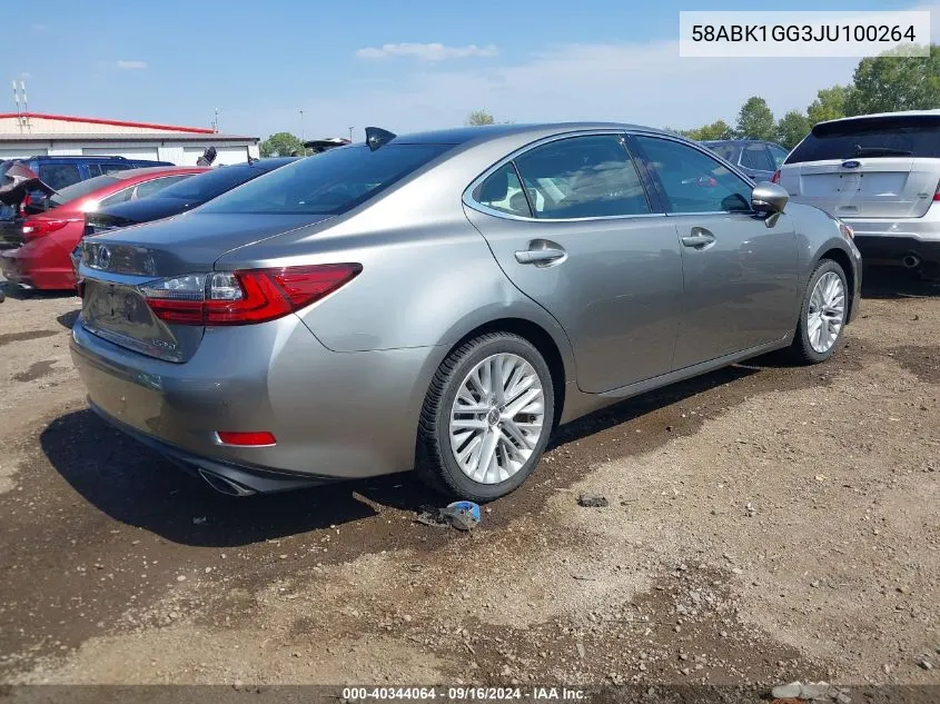 58ABK1GG3JU100264 2018 Lexus Es 350