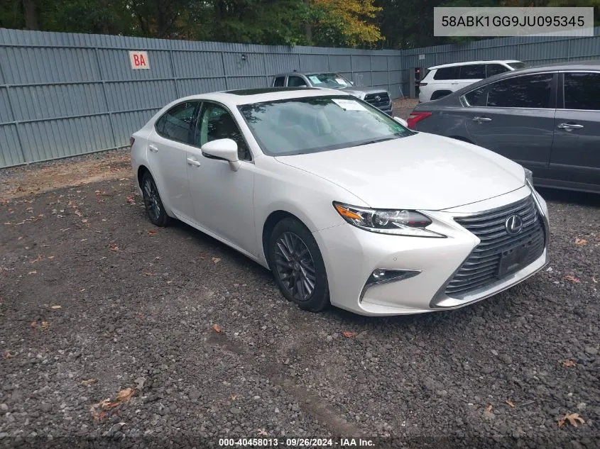 2018 Lexus Es 350 VIN: 58ABK1GG9JU095345 Lot: 40458013