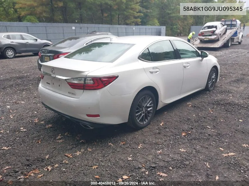 2018 Lexus Es 350 VIN: 58ABK1GG9JU095345 Lot: 40458013