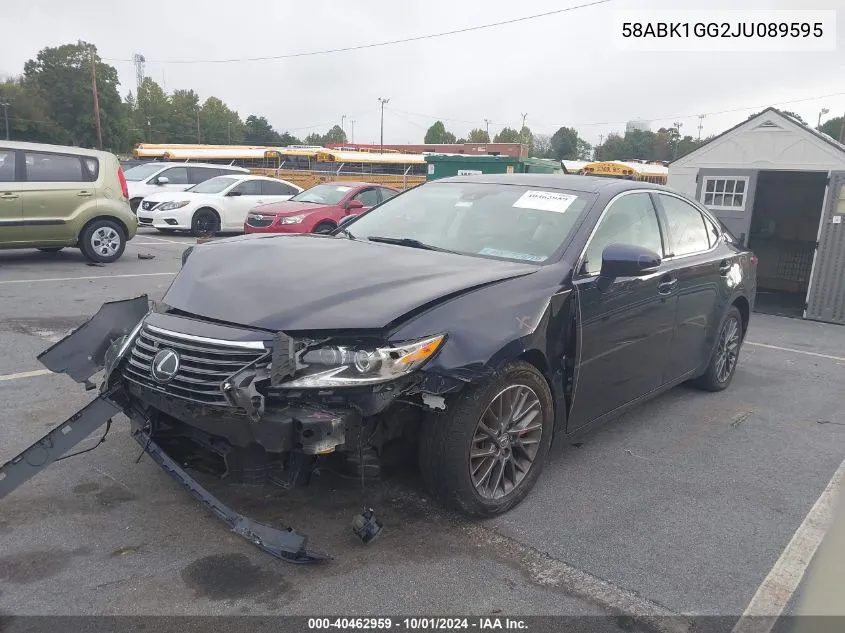 2018 Lexus Es 350 350 VIN: 58ABK1GG2JU089595 Lot: 40462959