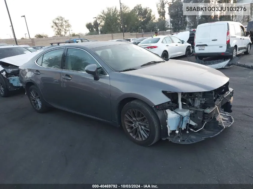 58ABK1GG3JU103276 2018 Lexus Es 350