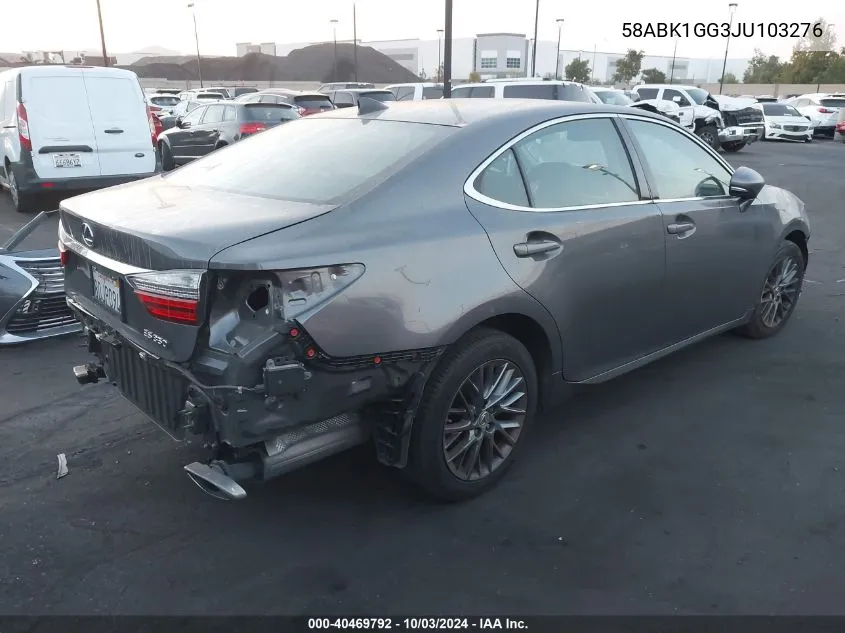 58ABK1GG3JU103276 2018 Lexus Es 350