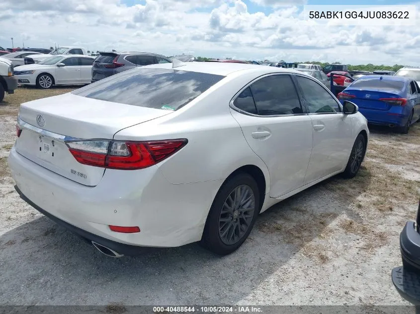 2018 Lexus Es 350 VIN: 58ABK1GG4JU083622 Lot: 40488544