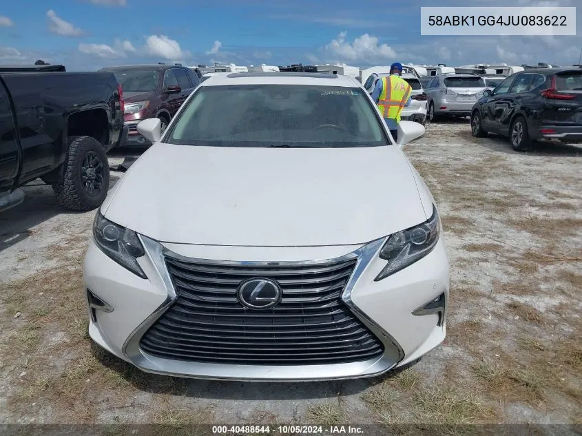 2018 Lexus Es 350 VIN: 58ABK1GG4JU083622 Lot: 40488544