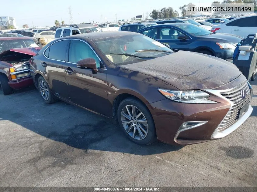 JTHBW1GG5J2188499 2018 Lexus Es 300H