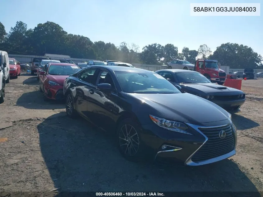 58ABK1GG3JU084003 2018 Lexus Es 350