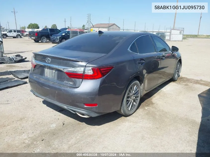 2018 Lexus Es 350 VIN: 58ABK1GG1JU095730 Lot: 40530338