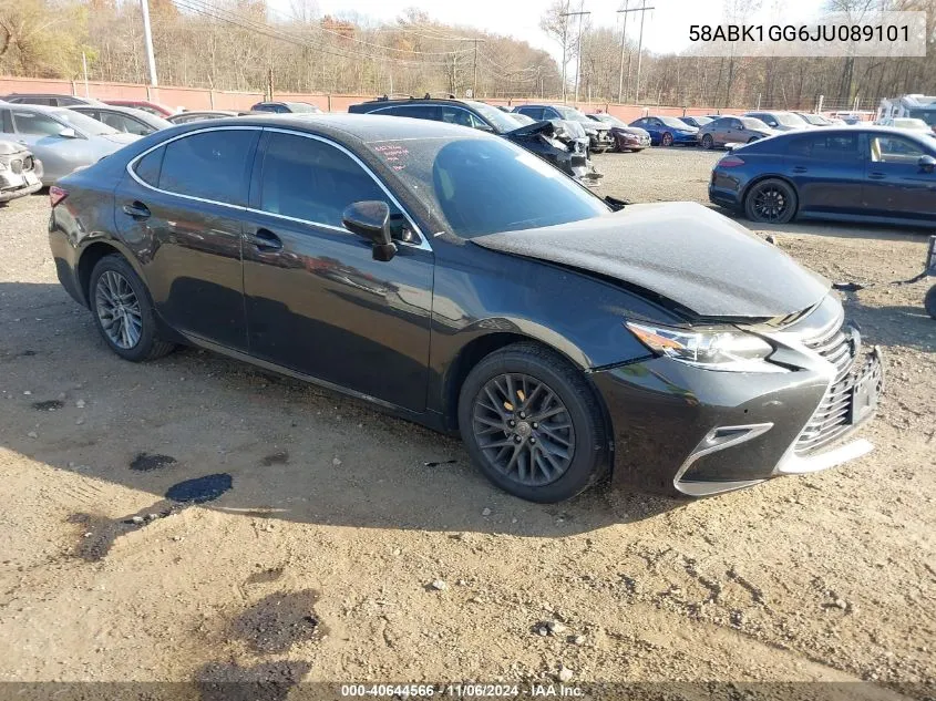 2018 Lexus Es 350 VIN: 58ABK1GG6JU089101 Lot: 40644566