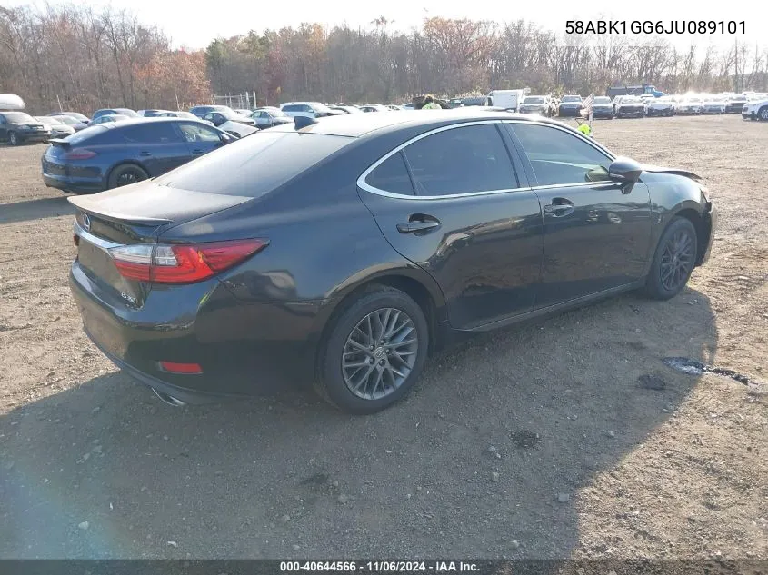 2018 Lexus Es 350 VIN: 58ABK1GG6JU089101 Lot: 40644566