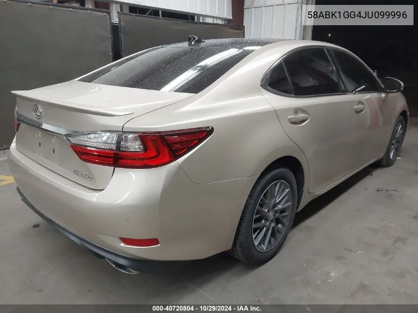 2018 Lexus Es 350 VIN: 58ABK1GG4JU099996 Lot: 40720804