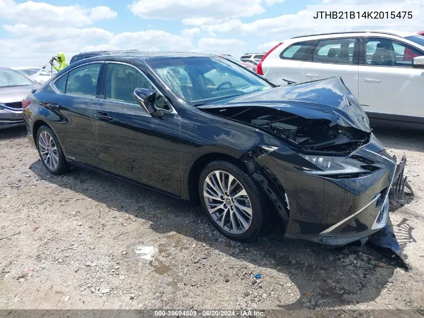 JTHB21B14K2015475 2019 Lexus Es 300H