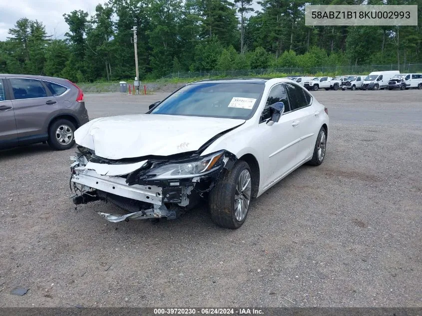 2019 Lexus Es 350 Luxury VIN: 58ABZ1B18KU002993 Lot: 39720230