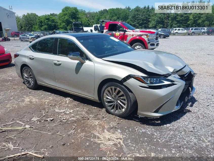 2019 Lexus Es 350 Luxury VIN: 58ABZ1B18KU013301 Lot: 39723175