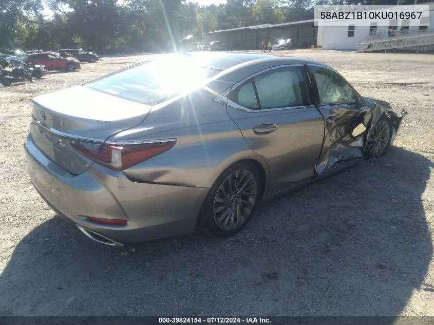 58ABZ1B10KU016967 2019 Lexus Es 350 Luxury